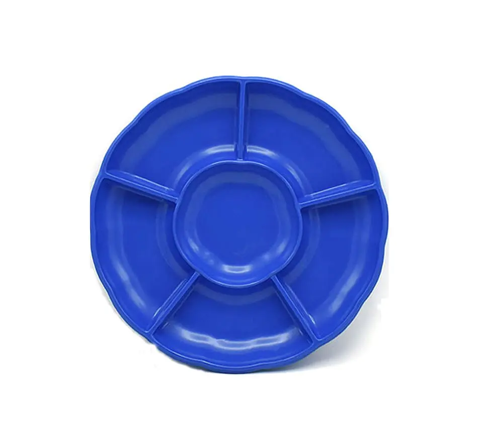 Bandejas 6 Espacios Azul  3 unidades 1