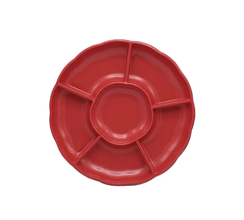 Bandejas 6 Espacios Rojo 3 unidades