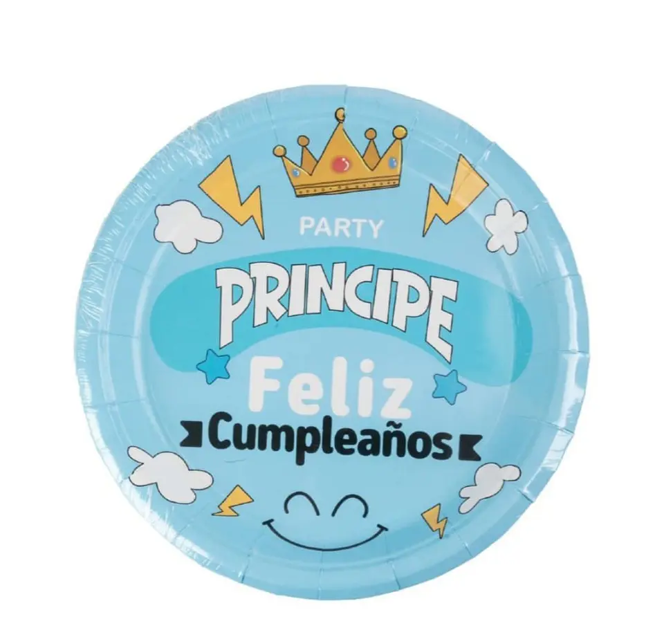 Platos cartón príncipe 1