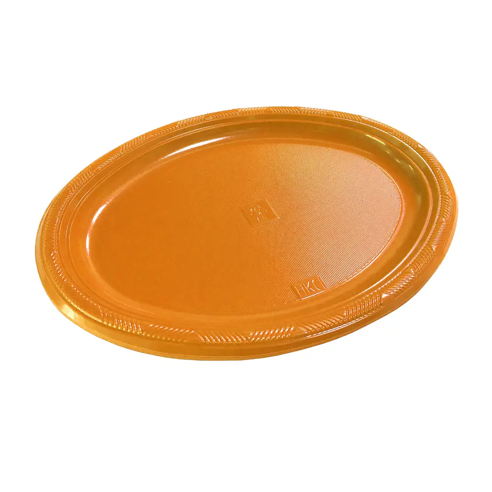 Bandejas Ovaladas Naranja 3 unidades 1