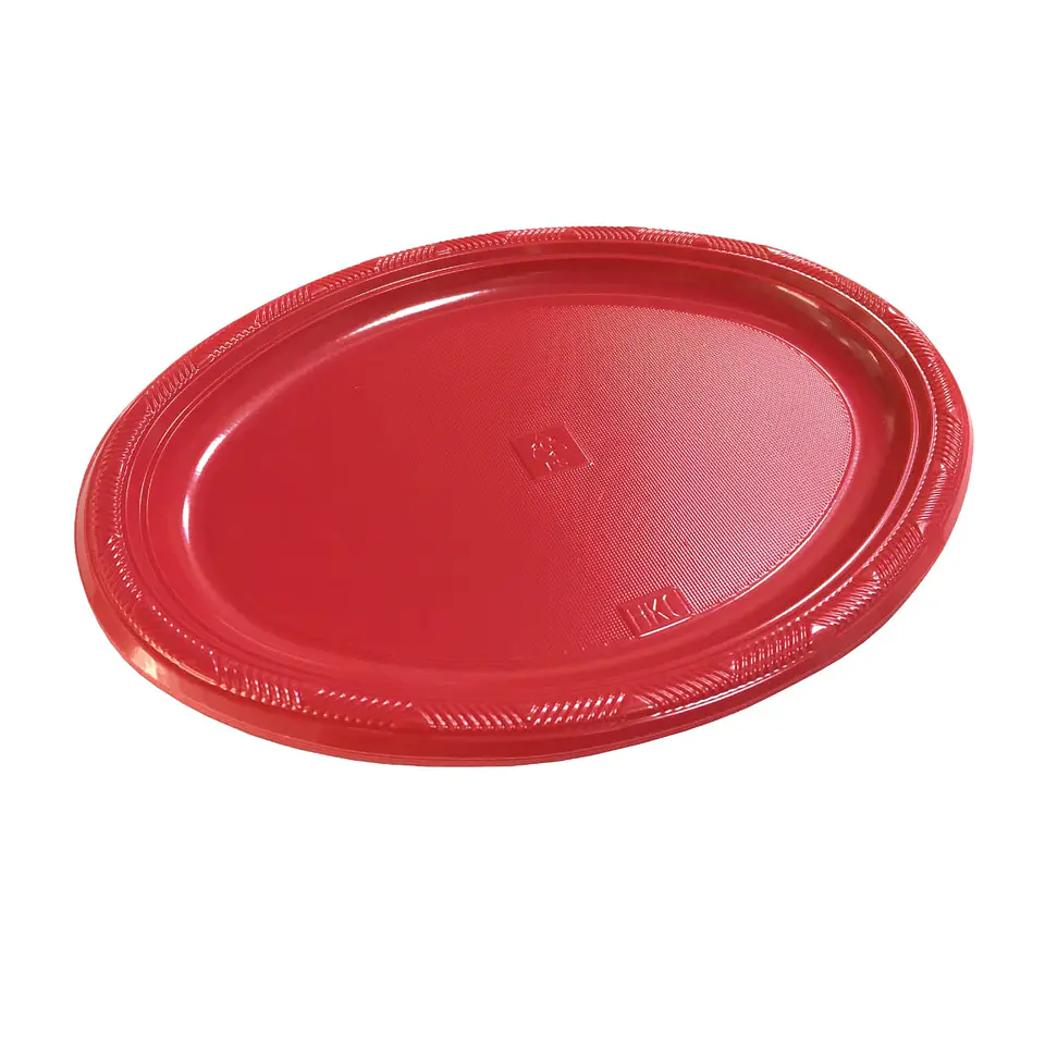 Bandejas Ovaladas Rojo 3 unidades 1