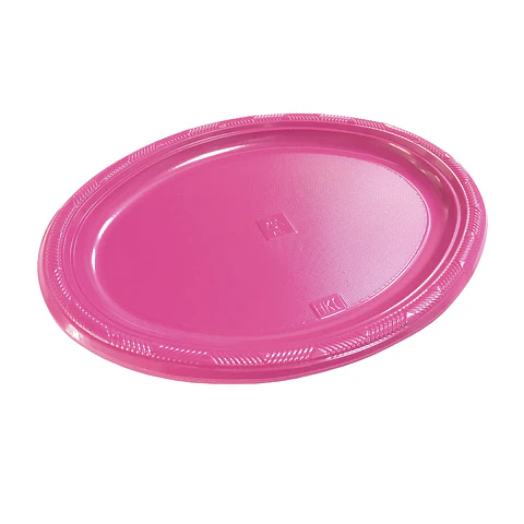 Bandejas Ovaladas Rosado Fuerte