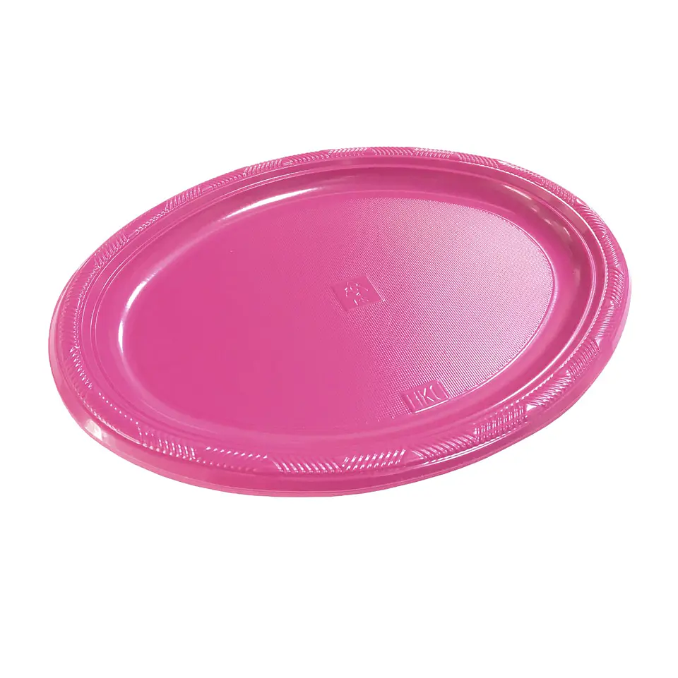 Bandejas Ovaladas Rosado Fuerte 1