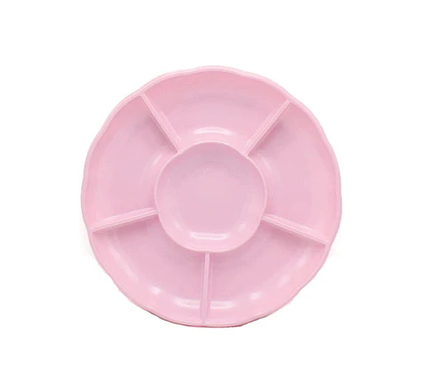 Bandejas 6 Espacios Rosado 3 unidades