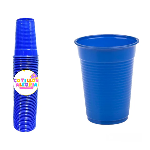 Vasos azul 50 unidades