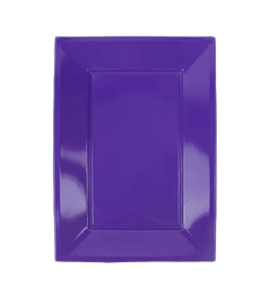 Bandeja Rectangular Morado 3 unidades 1