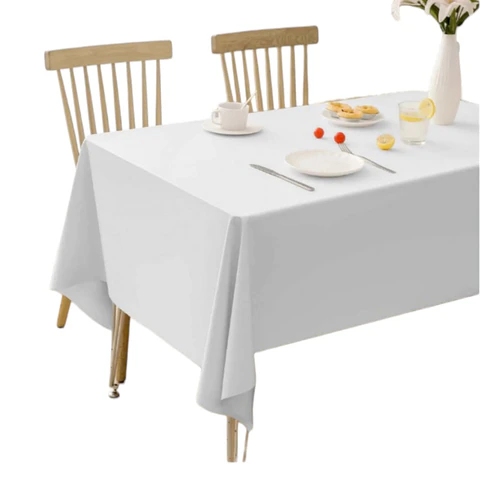 Mantel plástico blanco 