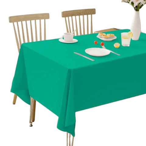Mantel plástico verde