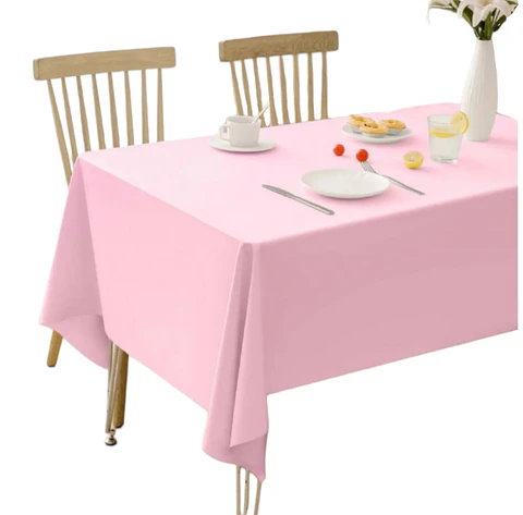 Mantel plástico rosa