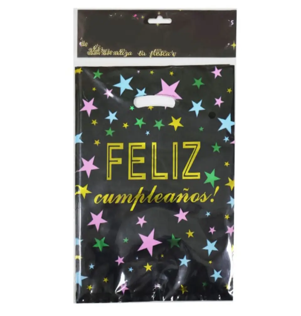 Bolsas para dulces Cumpleaños Negro 1