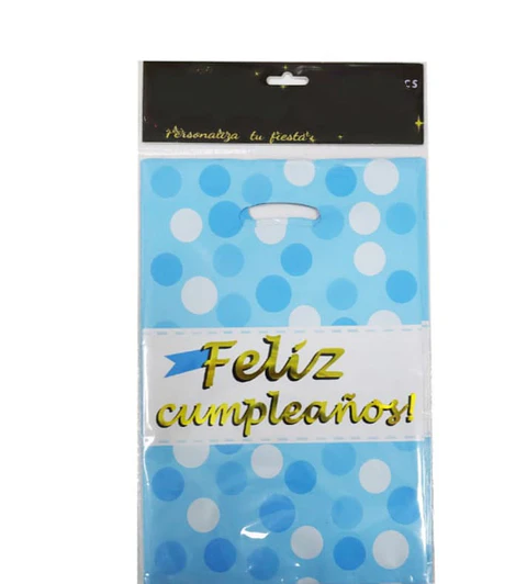 Bolsas para dulces Cumpleaños Celeste