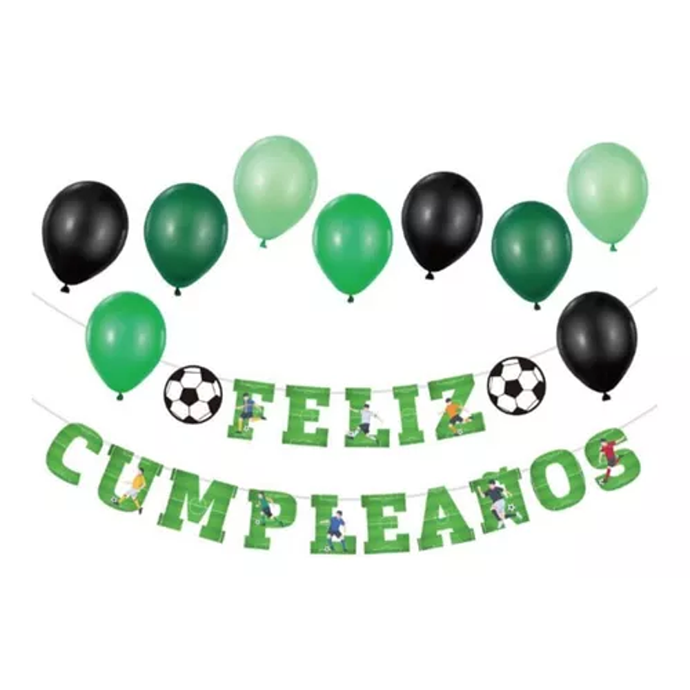 Guirnalda Cumpleaños Futbol