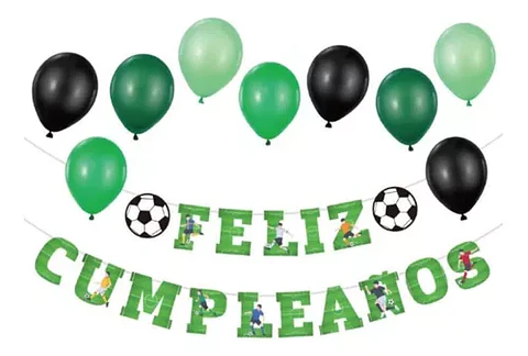 Guirnalda Cumpleaños Futbol