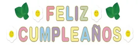 guirnalda cumpleaños Flor