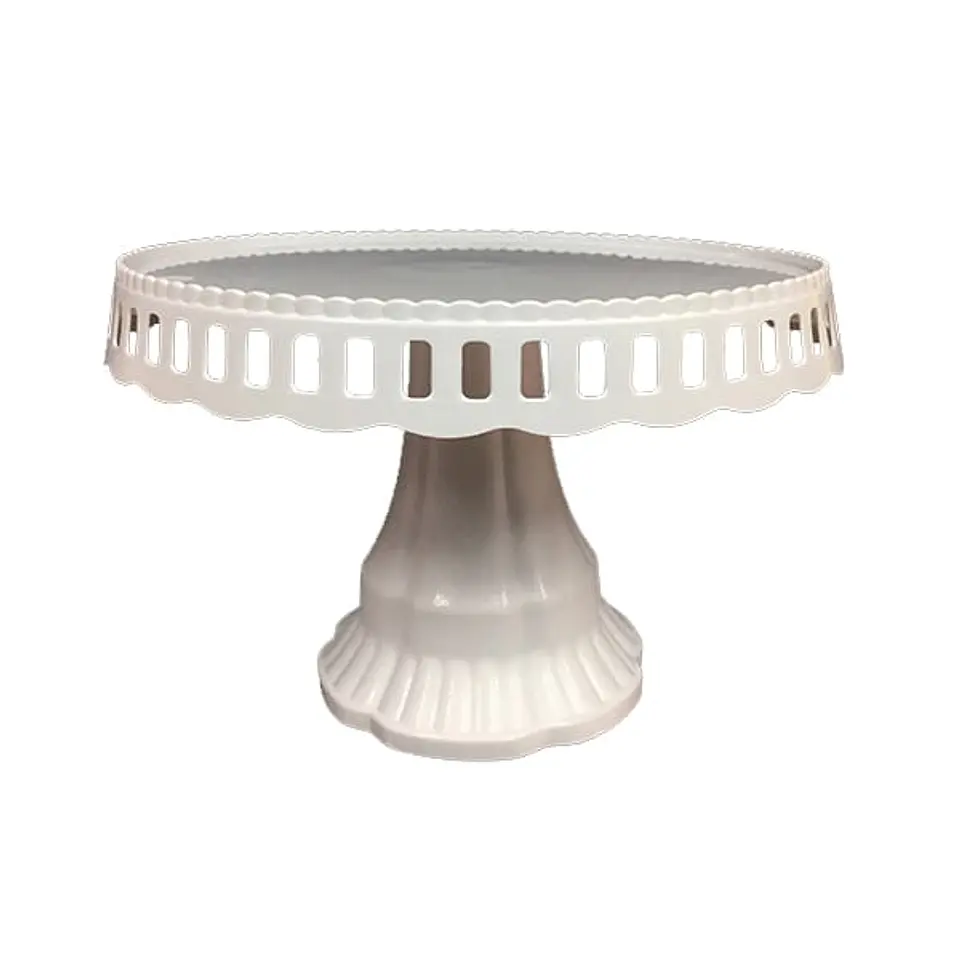 Bandeja torta plástico blanco 27cm  1