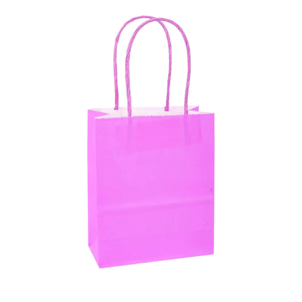 Bolsas de papel kraft mediana lila 1