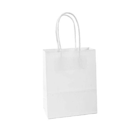Bolsas de papel kraft extragrande blanco
