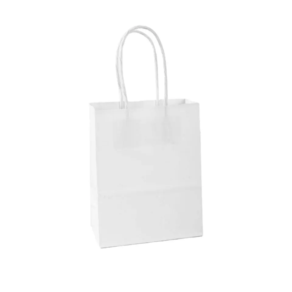 Bolsas de papel kraft extragrande blanco 1