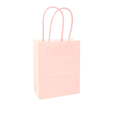 Bolsas de papel kraft extragrande rosado