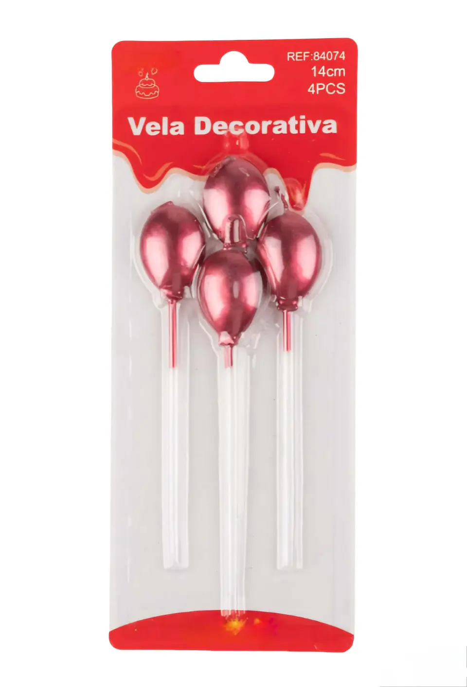 Velas ovaladas rojo 1