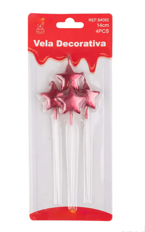 Vela estrella roja