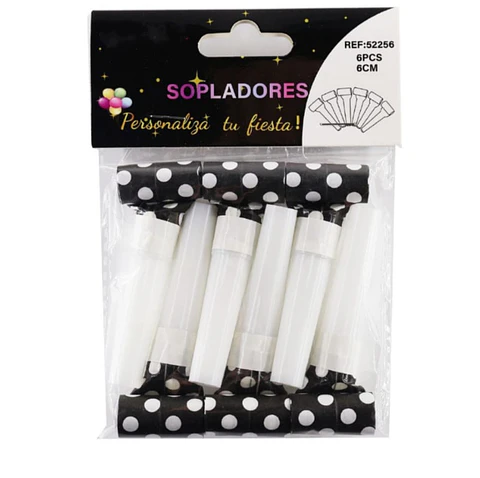 Pito serpiente polka negro