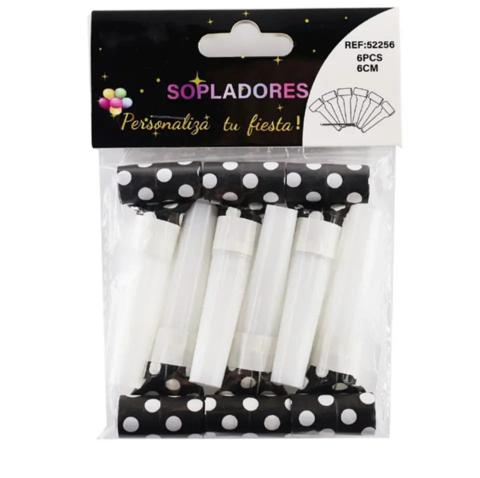 Pito serpiente polka negro 1