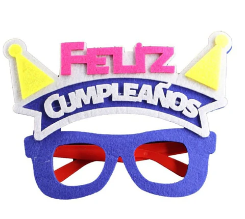 Lentes Cumpleaños gorrito