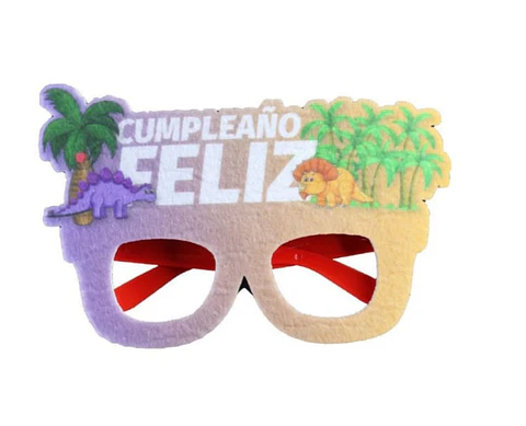 Lentes Cumpleaños dinosaurio