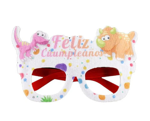 Lentes Cumpleaños dinosaurio