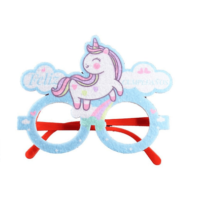 Lentes Cumpleaños unicornio bebe