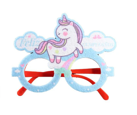 Lentes Cumpleaños unicornio bebe