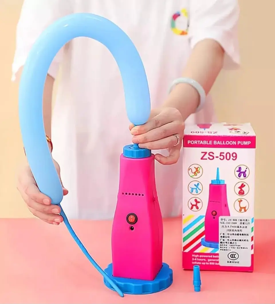 Inflador eléctrico globos largos 2