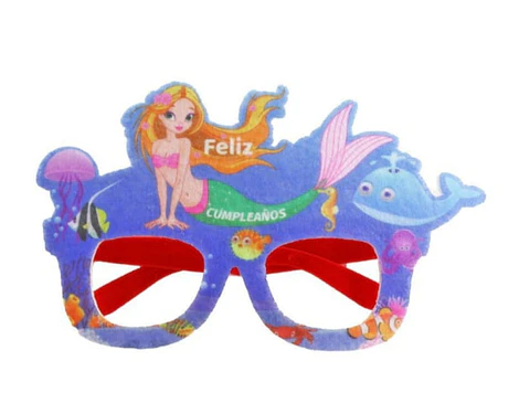 Lentes Cumpleaños sirena