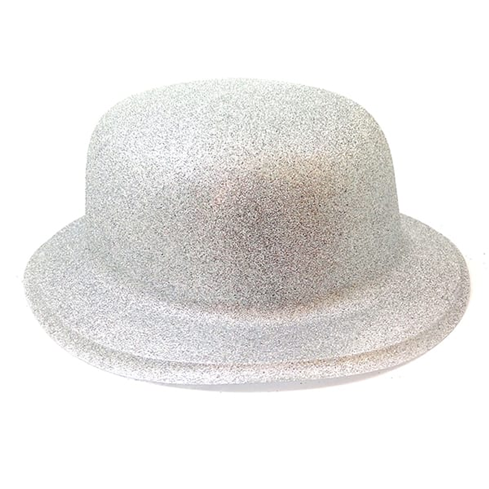 Gorro Chaplin escarchado plata