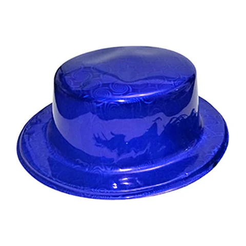 Gorro Chaplin brillante azul