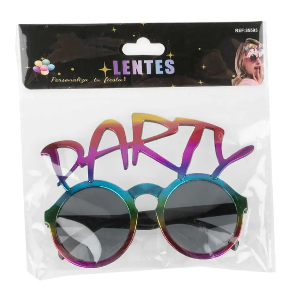 Lentes metalizados party 1