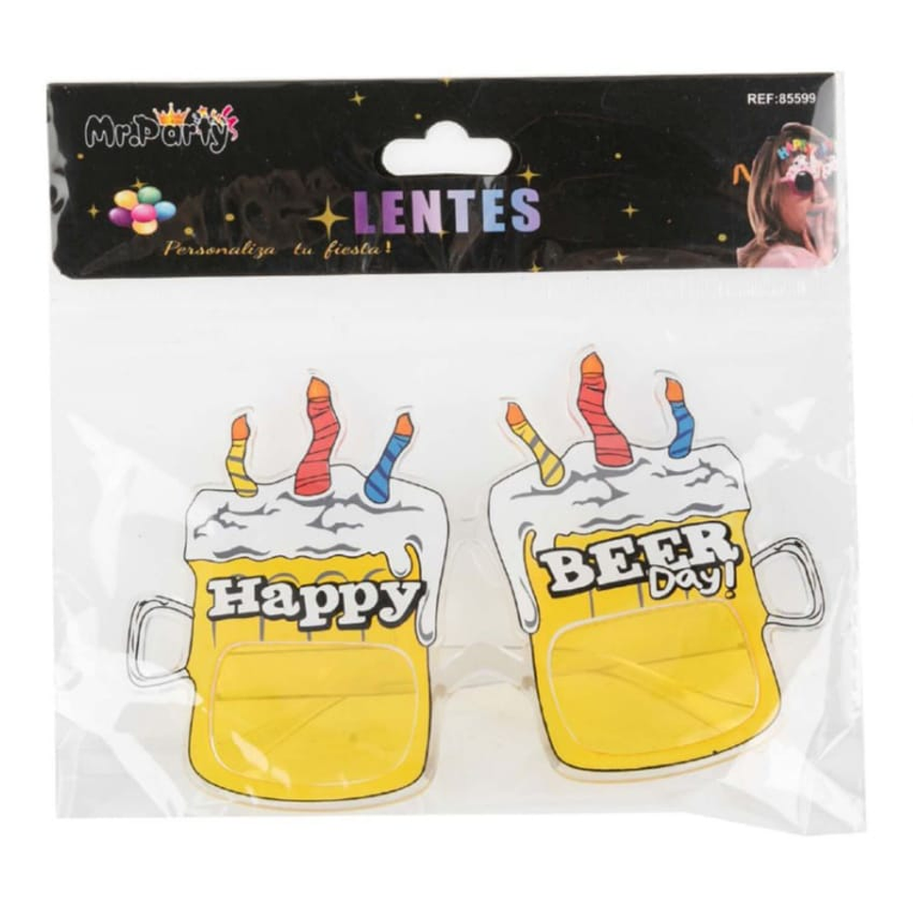 Lentes cotillón happy beerday