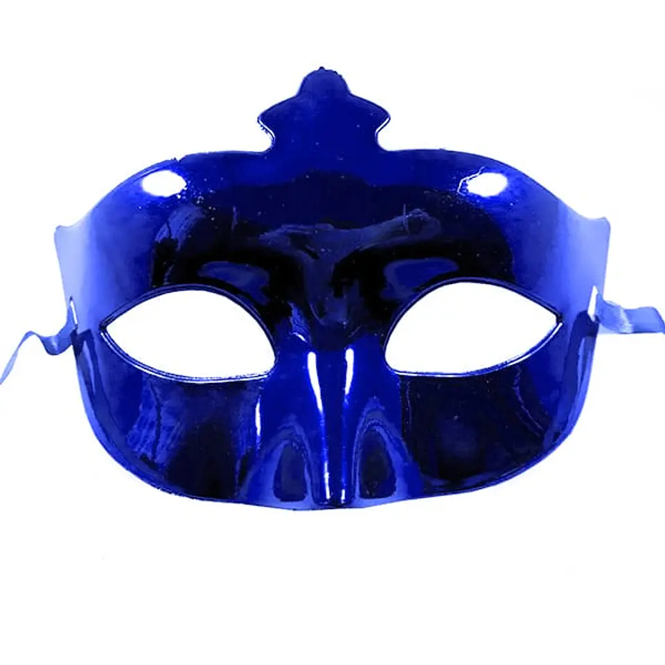 Antifaz liso azul 1