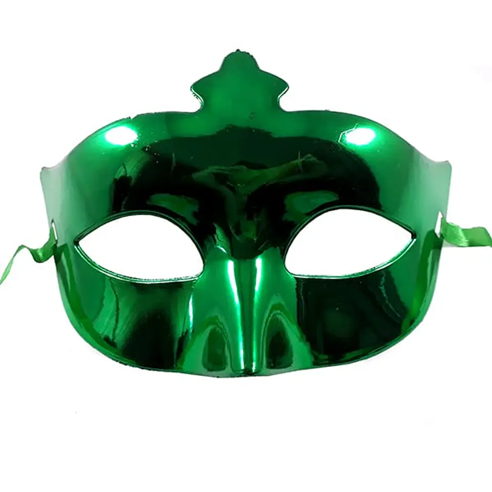 Antifaz liso verde 1
