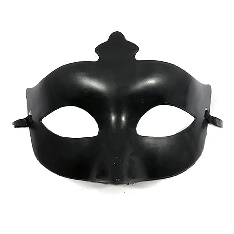Antifaz liso negro