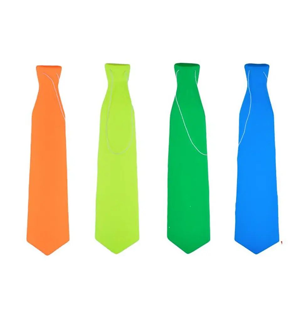 Corbatas plásticas 4 unidades 1