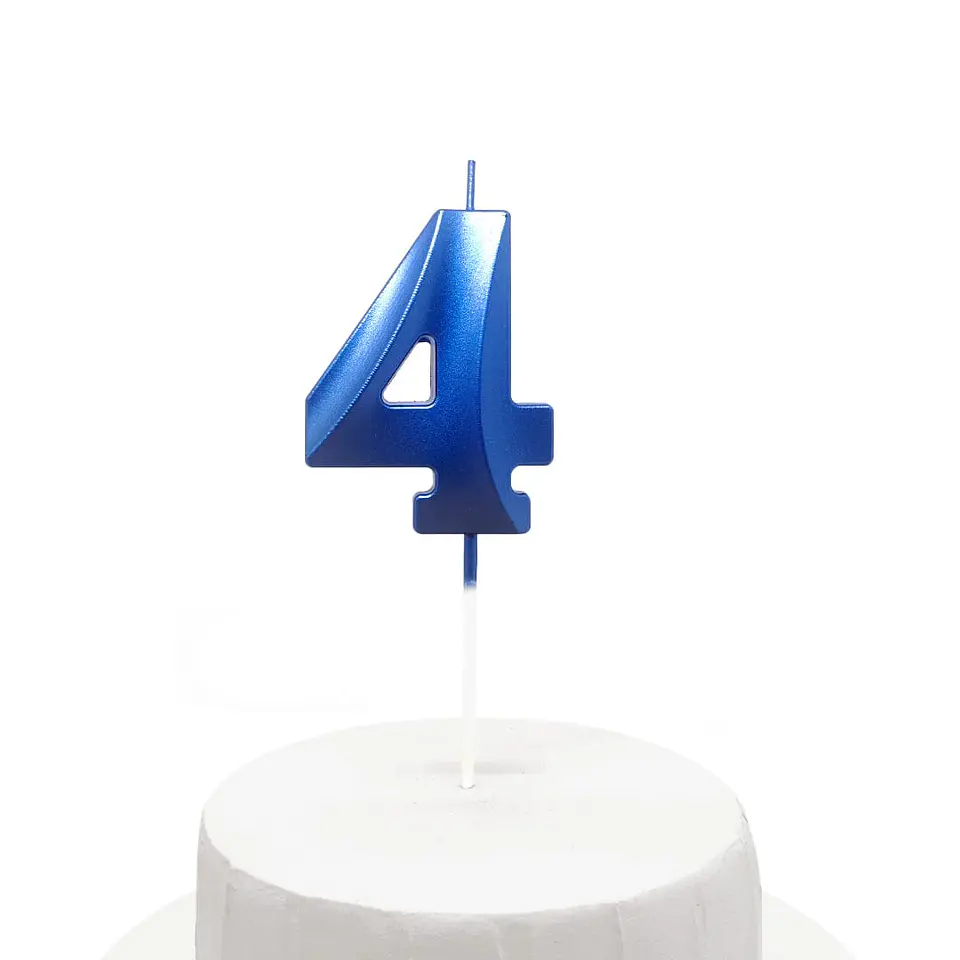 Vela 4 metalizada azul 1