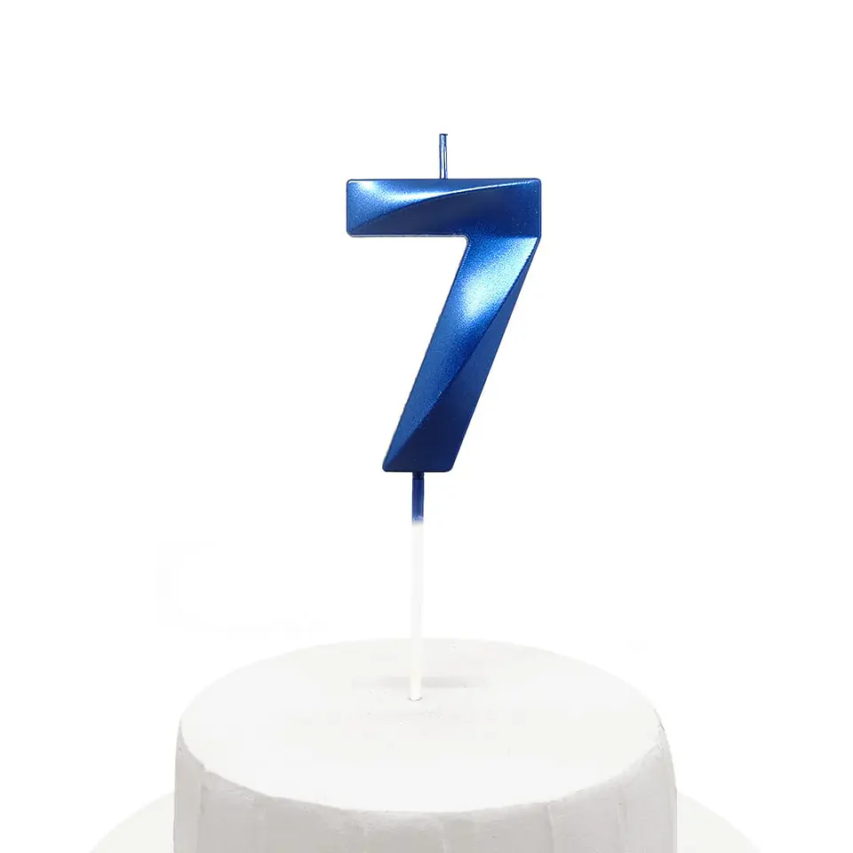 Vela 7 metalizada azul 1