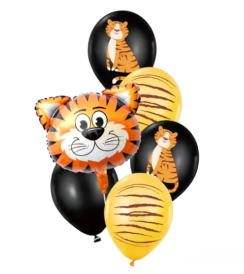 set de globos tigre