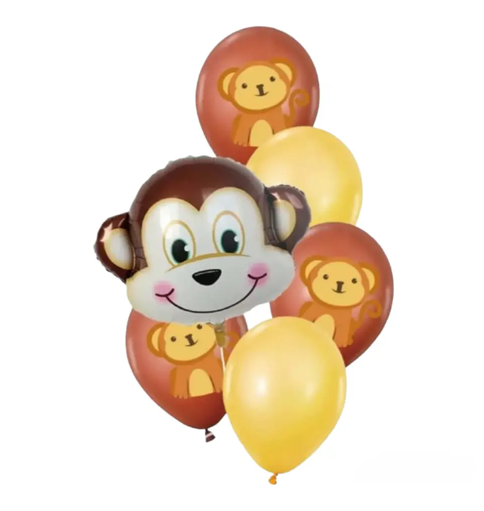 Set de globos monito 1