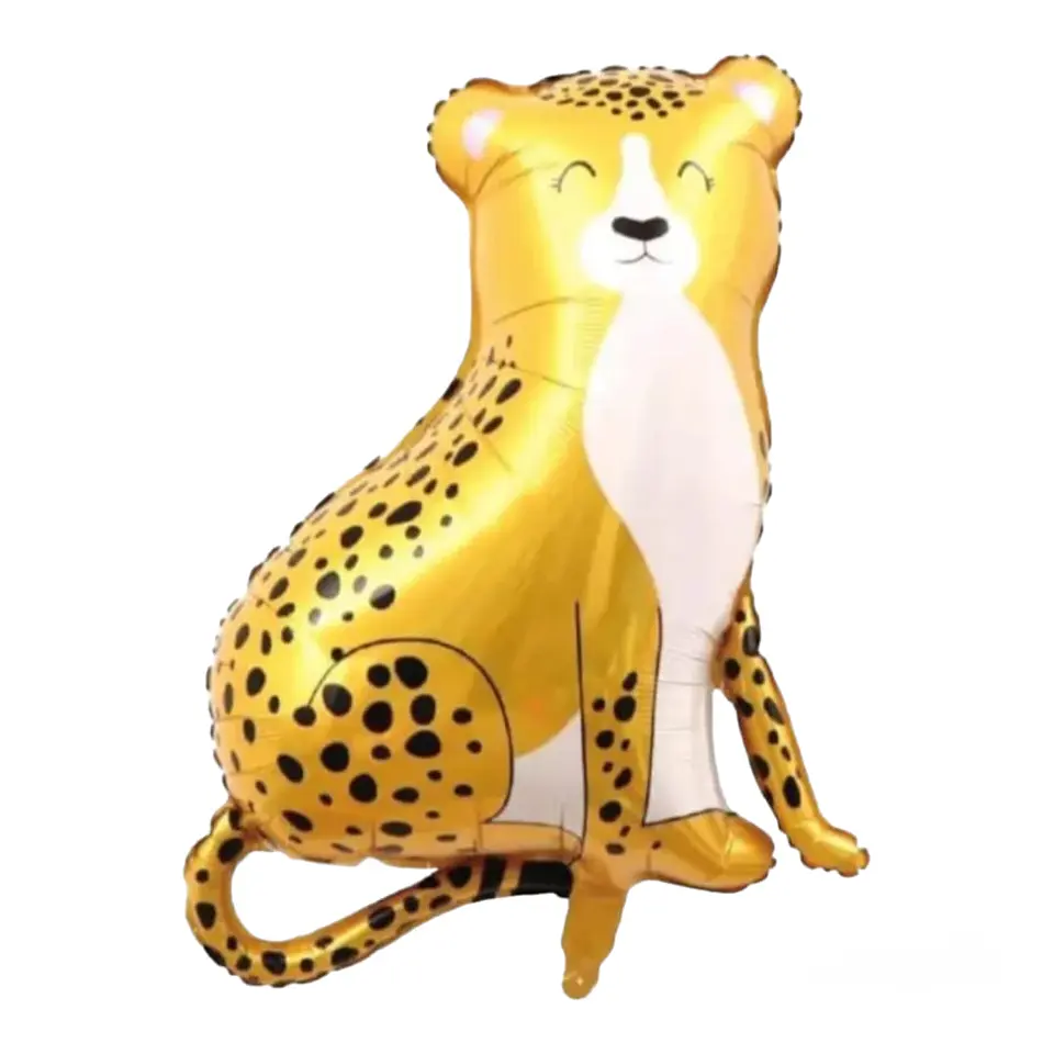Globo metálico leopardo 1