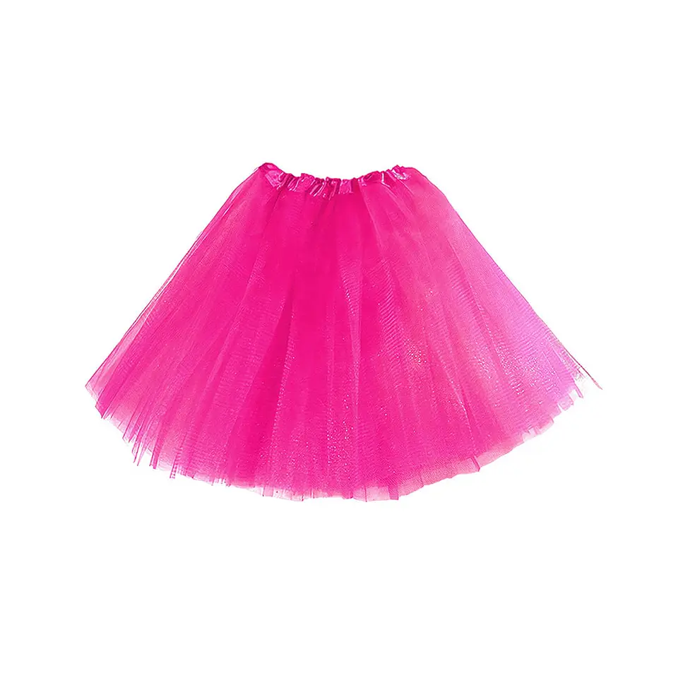 Falda tutu niña fucsia 1