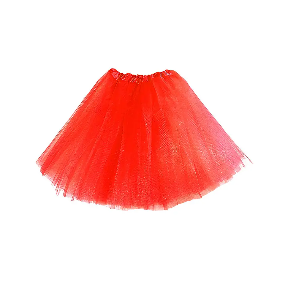 Falda tutu niña rojo 1