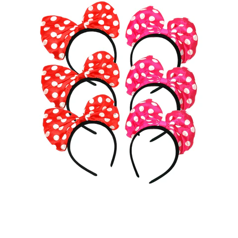 Cintillo polka Minnie x6